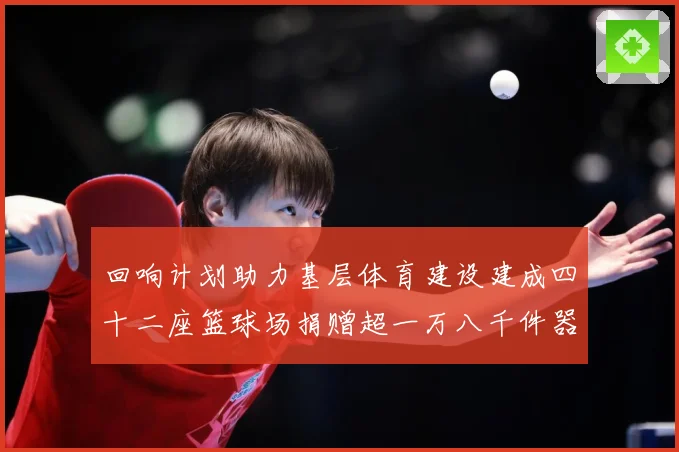 回响计划助力基层体育建设建成四十二座篮球场捐赠超一万八千件器赛事前瞻